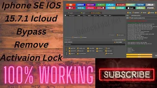 Iphone SE A1723 Icloud #Bypass IOS 15.7.1 Iphone Activation Lock Remove With UnlockTool 100% Working