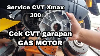 Xmax 300 | tutorial service CVT lengkap