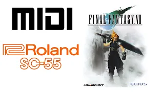 Final Fantasy 7 OST CD1 Roland SC-55