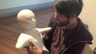 Lawrence Leung meets Creepy Baby Robot