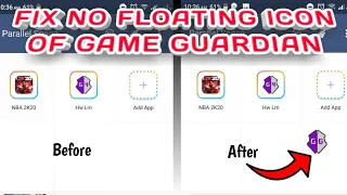 Two best way to fix no floating icon of Gameguardian for Android / IOS