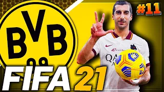 FIFA 21 ⚽ КАРЬЕРА ЗА БОРУССИЮ ДОРТМУНД |#11| - МХИТАРЯН ВОЗВРАЩАЕТСЯ В БОРУССИЮ