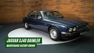 Jaguar XJ40 Daimler | History known | 90,610 km | 1990-VIDEO- www.ERclassics.com