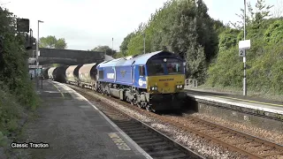 66005 PASSES ST BUDEAUX WORKING THE 6Z60 1151 PARKANDILLACK - BESCOT YARD - 20th August 2020