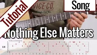 Metallica - Nothing Else Matters (Song) | Gitarren Tutorial Deutsch