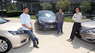 DRIVEN 2014 #3: Honda Accord vs Nissan Teana vs Kia Optima