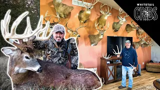 GIANT BUCKS From Arkansas, Kentucky, Kansas: Doug Hampton’s Trophy Room Tour! #whitetailcribs