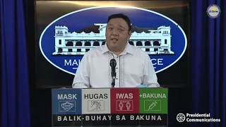 Press Briefing by Presidential Spokesperson Harry Roque, Jr. 11/15/2021