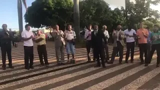 Culto no dia do evangelismo mundial na sede setorial de uberlandia pastor responsável Éder celeguim