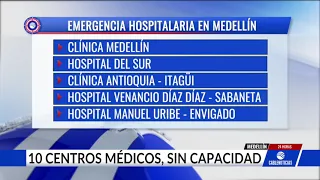 Crisis en Medellín por alerta roja hospitalaria