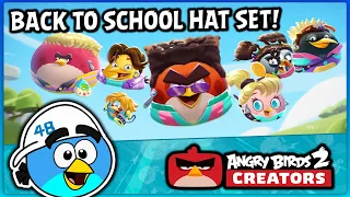 BACK TO SCHOOL HAT SET! 📚 / Angry Birds 2 Gameplay (AB2 Creators)