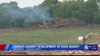 Lawsuit against development of rock quarry in Greenback