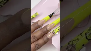 Butterfly Tattoo Inspired #nailartdesigns | French Tips