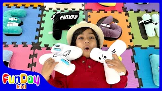 Alphabet Lore ABC MAT | Alphabet Song | ABC Letter Hunt for Toddlers & Kids with Apu - FunDay Kid