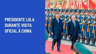 Presidente Lula durante visita oficial à China