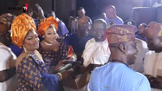 SAM LARRY,KUNLE POLY,MC OLUOMO AT 60TH BIRTHDAY OF ALHAJA NOIMAT OKI- ONILEGBALE