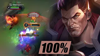 DARIUS 100% PERFORMANCE IN SOLO LANE (UNCUT) GAMEPLAY