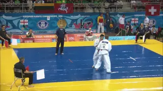 EC2016 Men +85kg Vytautas Cėpla Lithuania AKA Vs Levan Verulidze Georgia SHIRO