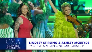 Lindsey Stirling and Ashley McBryde – “You’re A Mean One Mr. Grinch” | CMA Country Christmas 2023