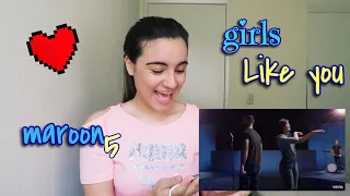 Girls Like You - Maroon 5 (Music Video) | REACTION | Giovanna Rabello