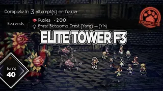 ★ CANARY & HAMMY MAKE THIS TOO EASY | Elite Tower F3 | Octopath Traveler Champions of the Continent