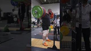 Lasha Talakhadze 305kg back squat x2 #backsquat #weightlifting