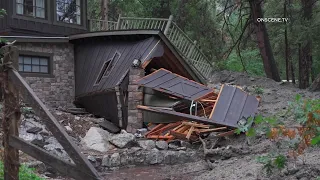 Crews recover body of woman swept away by mudslide in San Bernardino County