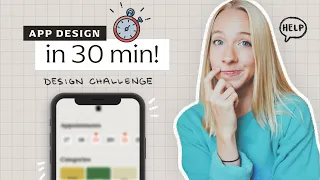 Designing an App in 30 MINUTES! | Realtime Unedited