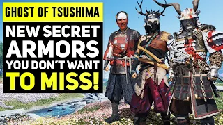 Ghost of Tsushima - New GOD OF WAR Armor & How To Unlock All the NEW Iki Island SECRET SKINS!