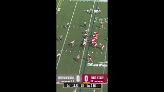 TreVeyon Henderson Gets the Edge and Takes it in for Six vs. Western Kentucky | Ohio State Football