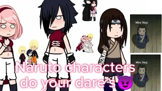 |Naruto characters do your dare's ✨|meme|ships|Sasusaku,Naruhina,Shikatema|Naruto|