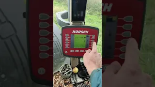 JOHN DEERE + сеялка HORSCH PRONTO 6 калибровка сеялки