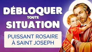 🙏 ROSAIRE pour DÉBLOQUER toute SITUATION avec SAINT JOSEPH