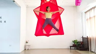 Aerial yoga aerial flow   空中瑜伽 空瑜花式 大星星小星星