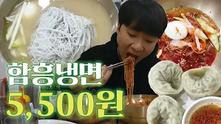 역대급 가성비 함흥냉면 맛집에서 낮부터 혼술에 조져지기🔥ㅣ냉면 혼술 먹방