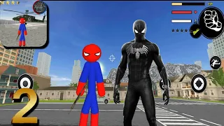 Amazing Spider Stickman Rope Hero Mafia City New #2 Android Gameplay