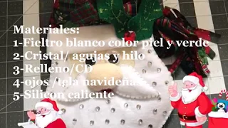 Manualidades navideñas cara de santa claus con cd para la puerta de entrada.