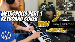 METROPOLIS PT.1 - DREAM THEATER | Keyboard Cover using VRA! Keyboard Backing Track