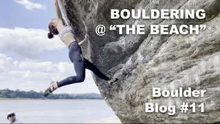 Beach bouldering on the Mississippi! #thebeach #soill