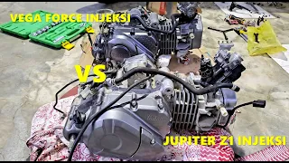 Persamaan dan Perbedaan🔥 Mesin Vega Force Injeksi dan Jupiter Z1 Injeksi ⁉️