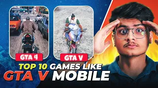 *Top 10* Ultimate Open World Mobile Games Similar To GTA 5 | Games like GTA Mobile