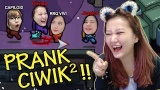 PRANK KELUAR MASUK VENT DEPAN VIVI & SARAH BARENG JESSICA !!