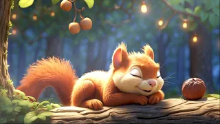 Relaxing Sleep Music ~ 🐿️Release of Melatonin and Toxin and Eliminate Stress 🌰🌰🌰