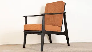 Making a Mid Century Modern Chair From Garbage Timber