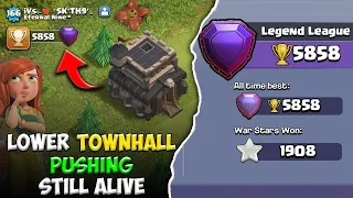 Low Townhall Pushing Still Alive In 2023 ??🤔 || Eternal Nine - New Low Townhall Pushing Clan In COC🔥