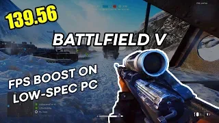 How to play Battlefield V in low-end PC with high FPS - Run Battlefield V in 4GB RAM in 60FPS