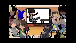 Past and present tormentors react to themselves/first vid-/My au/Fnaf/Gacha Club