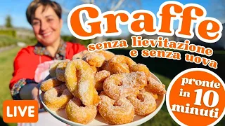 10 MINUTES READY CARNIVAL GRAFFE - Leavening and Egg Free - Live recipes