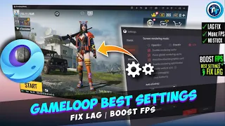 Gameloop (PUBG Mobile) Best Settings For Low End PC 2024 | Gameloop Emulator Lag Fix & FPS Boost