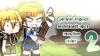 Genshin Impact Mondstadt Npcs React to Venti / Barbatos Part 2